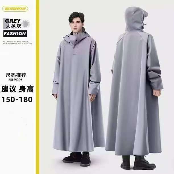 Electric vehicle raincoat poncho, full-length waterproof