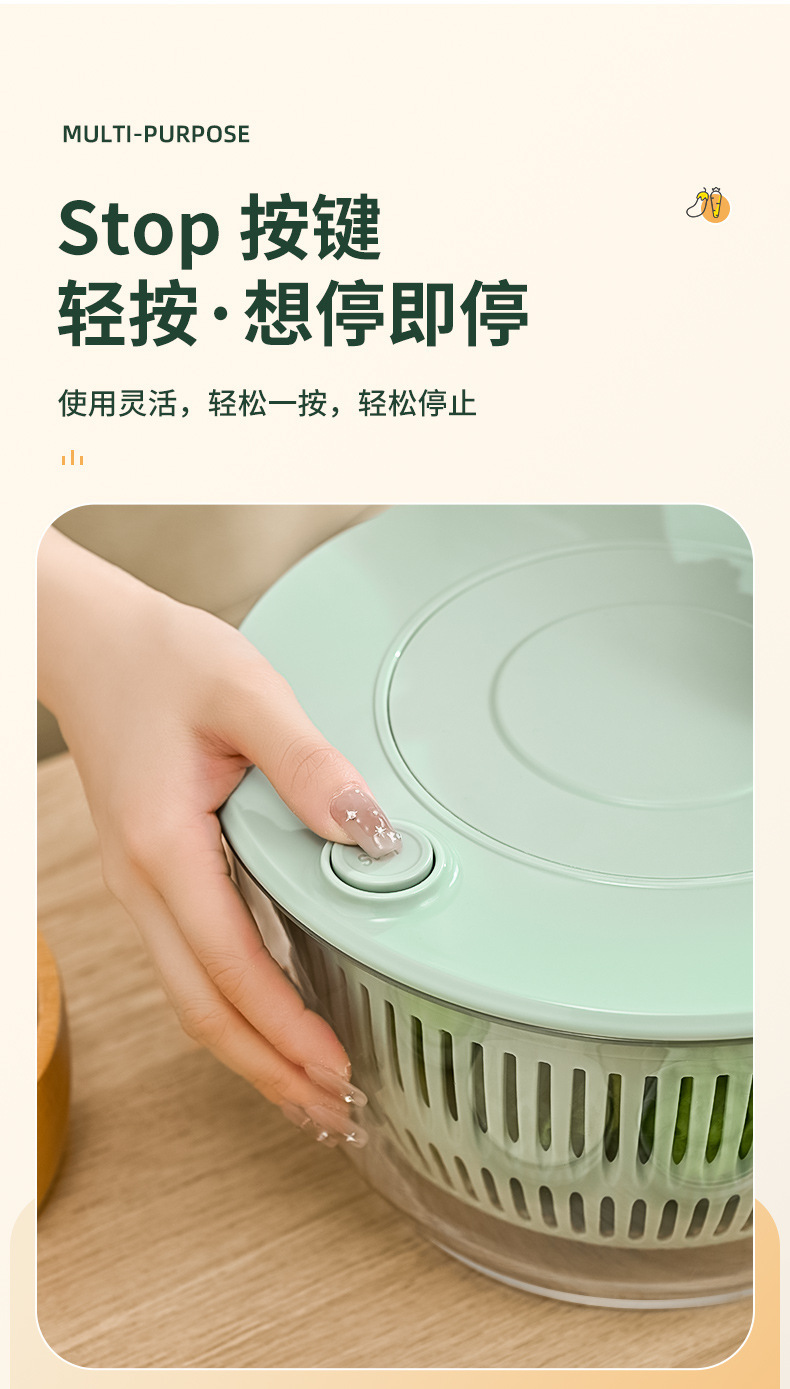 Vegetable Spiralizer and Cutter, Salad Spinner