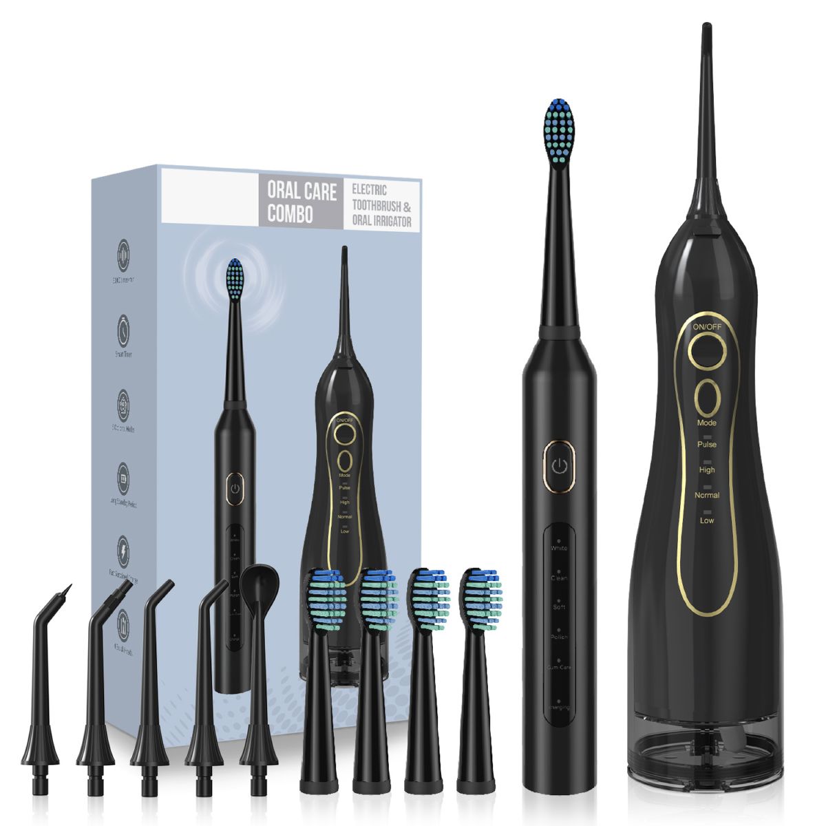 F5 diş ipi T8 elektrikli diş fırçası şarjlı set