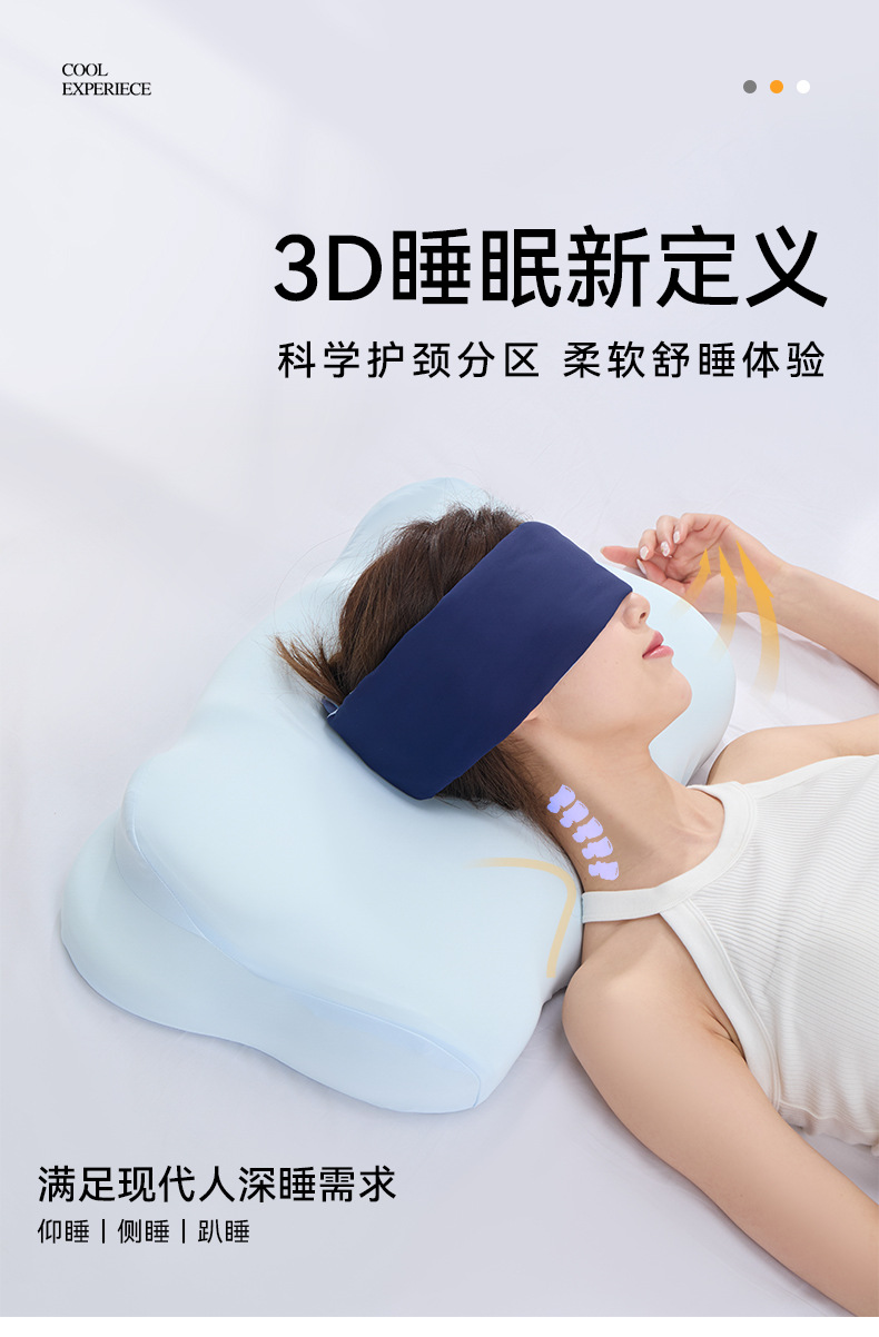 Memory foam neck pillow, hotel quality