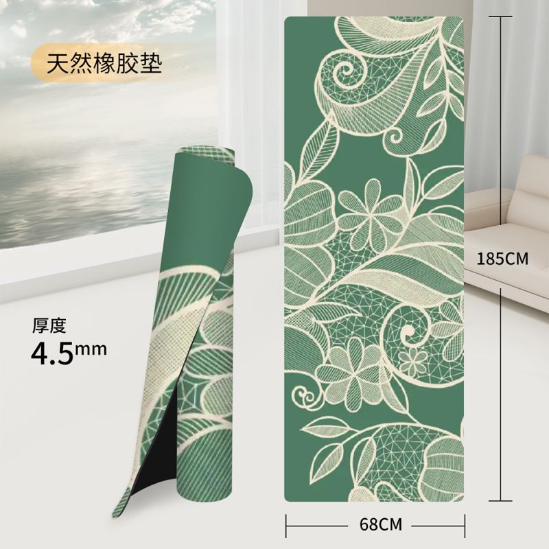 SanFan professionelle Yogamatte, PU, Naturkautschuk, rutschfest