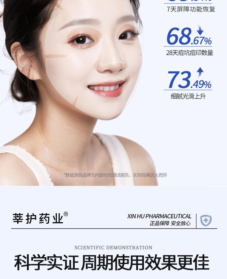 二类械字号无菌术后敏感医美补水痘痘修复敷料医用级冷敷贴非面膜