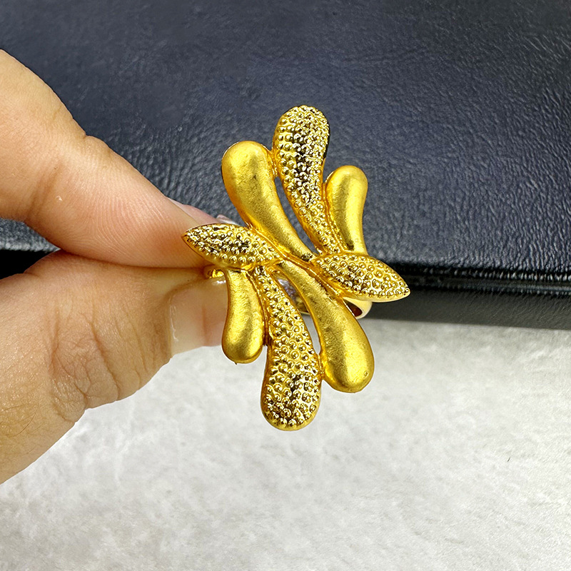 Dubai Brautschmuckset, 24K vergoldet, vierteilig