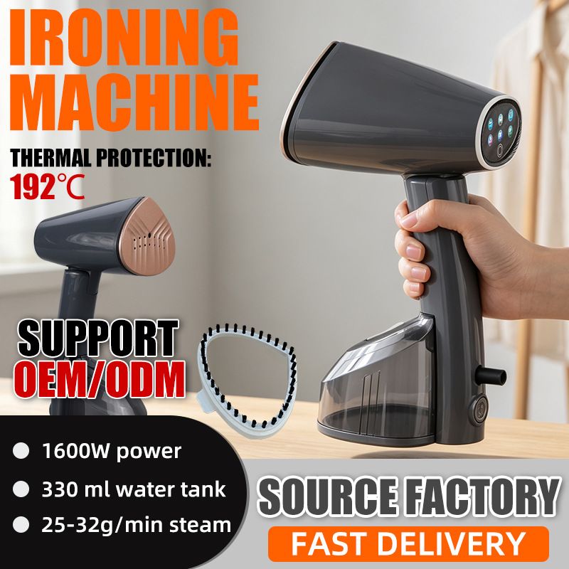 Portable handheld steam iron for home use