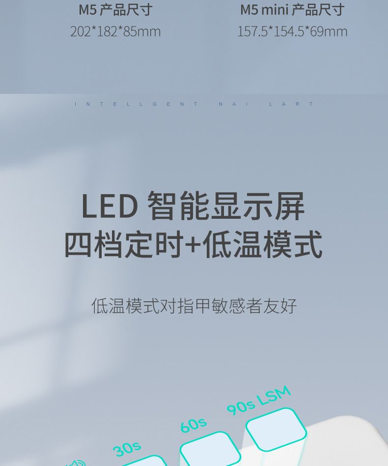 AMDMG迷你小型便携不黑手紫外线烤灯照指甲油胶光疗机美甲店专用