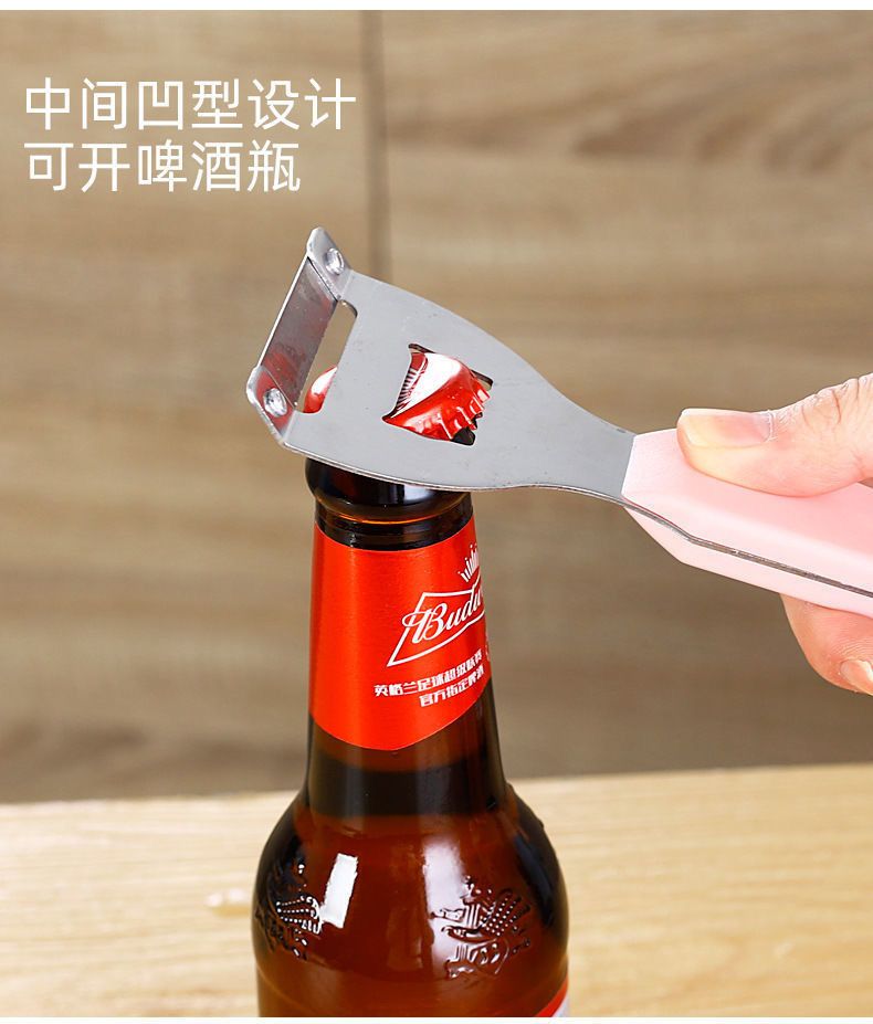 Stainless steel peeler, sugarcane and fruit scraper knife