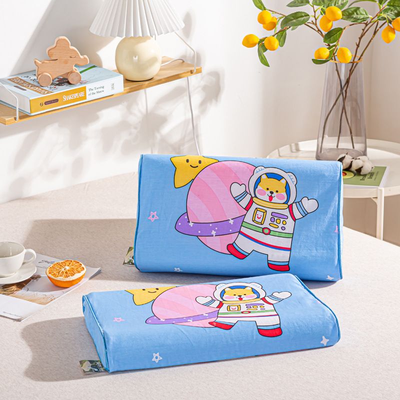Natural latex pillow pure cotton core child and adult sizes