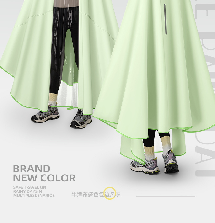 Electric vehicle raincoat Oxford cloth full body protection