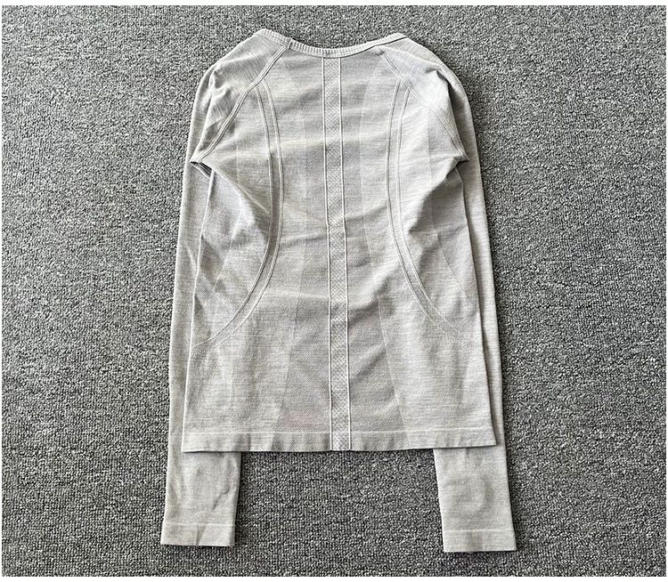 Women's Yoga Long Sleeve T-Shirt Round Neck High Elastic Breathable