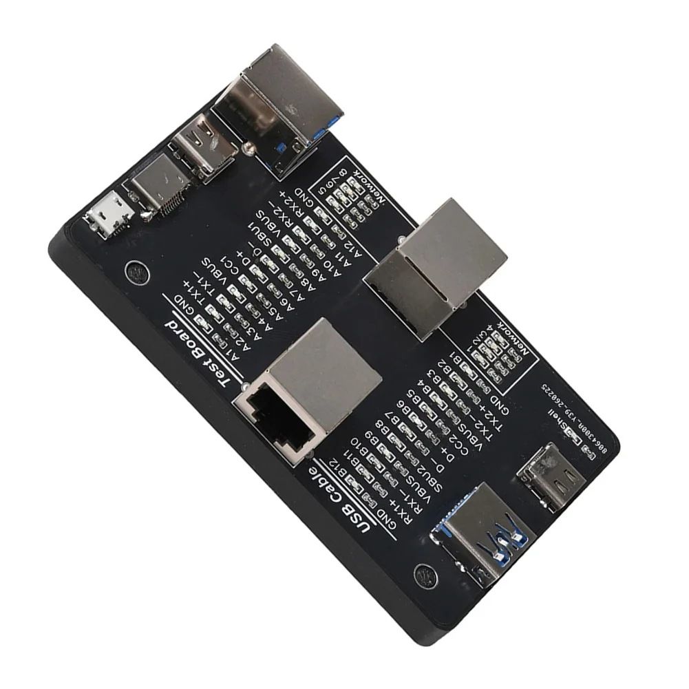 多功能数据线测试仪USB3.0数据线检测TypeC检测板安卓苹果快充线