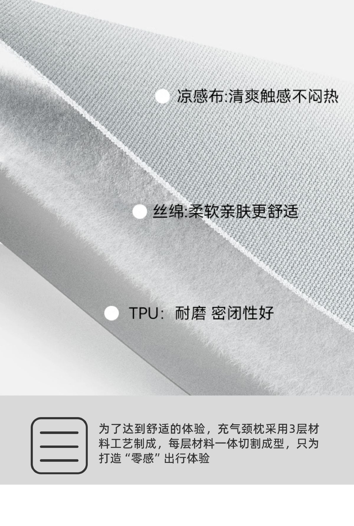 Ice Silk Inflatable U-Shaped Pillow 360° Neck Pillow, Travel Pillow, Storage Case, Portable Neck Pillow, Inflatable Pillow Manufacturer Wholesale