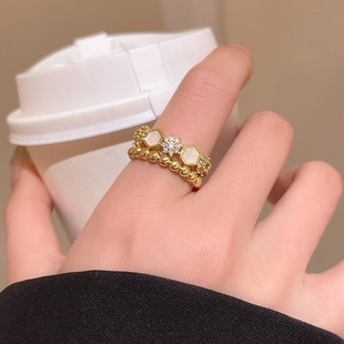 French lace ring women, vintage design
