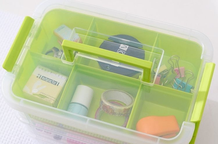 Transparent Stackable Jewelry Storage Box for Cosmetics and Accessories