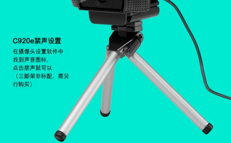 Logitech C920e HD camera 1080P, autofocus, conference
