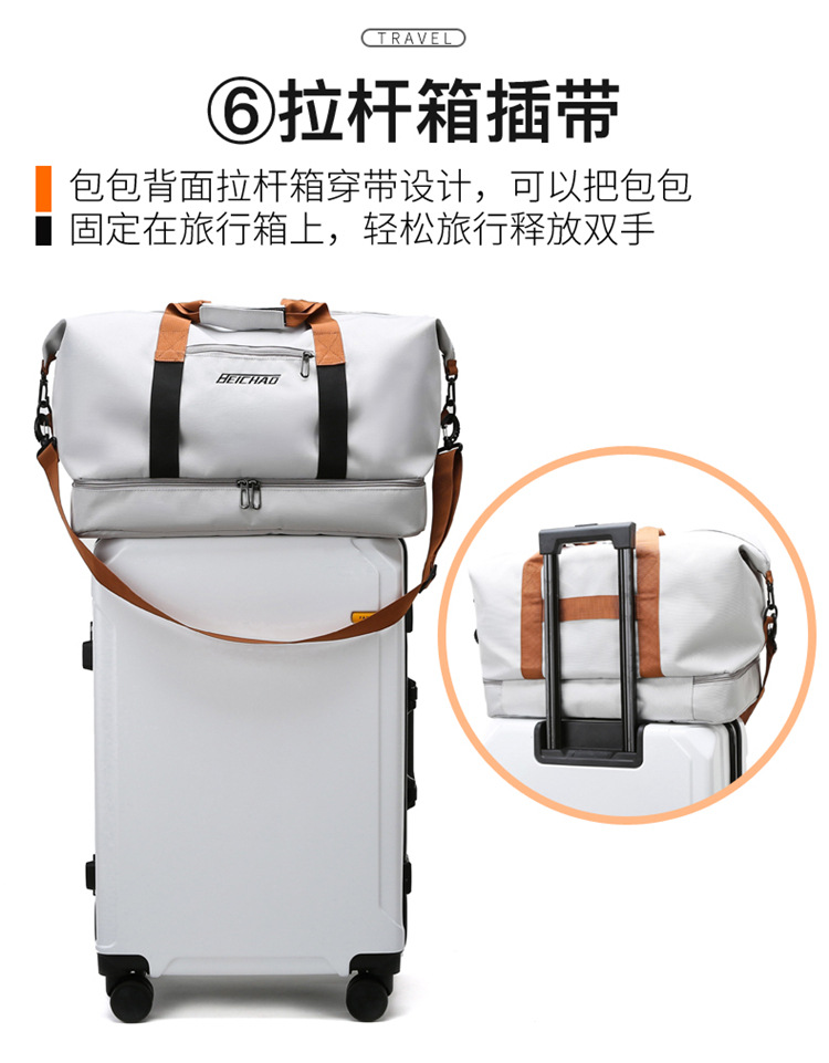 Gym Bag, Dry-Wet Separation, Independent Shoe Compartment
