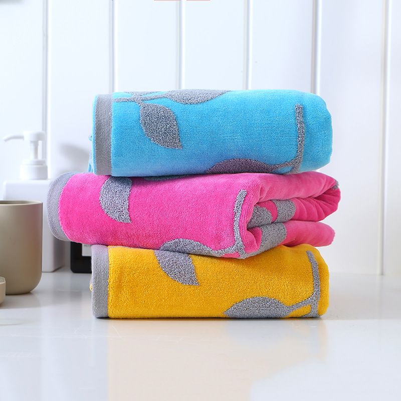 Baumwoll-Handtuch-Set, saugfähig, 3 Farben wählbar