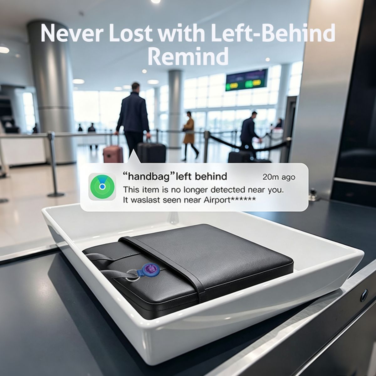 MFi certified UWB anti-loss tracker, dual system