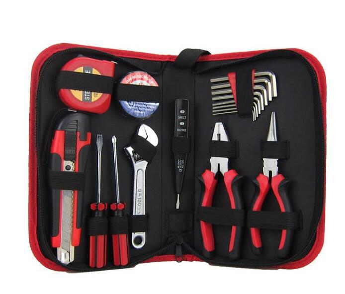 Home tool box set, multi-functional, portable, manual