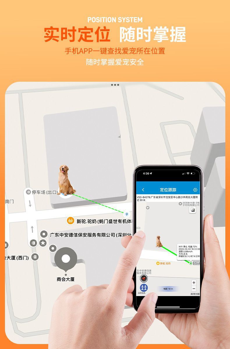 Yut evcil hayvan telefon saati, 4G GPS tasma takip cihazı