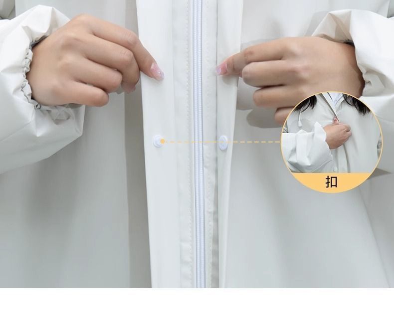Regenjacke, winddicht, wasserdicht, verlängert