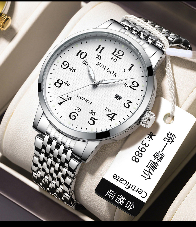 Men's hollow watch, mechanical design, luminous, waterproof