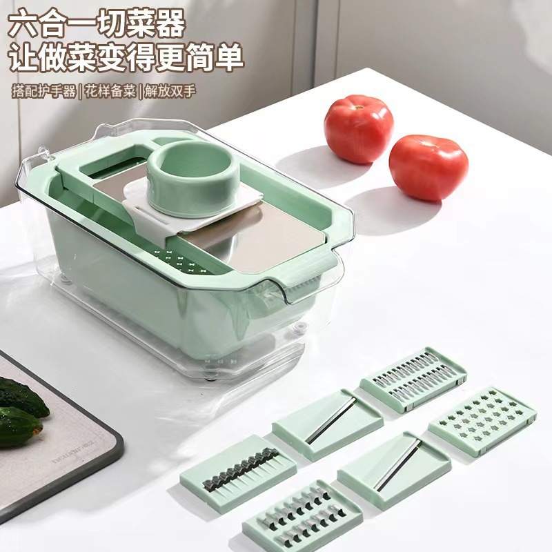 Stainless steel vegetable slicer and shredder, potato cutter
