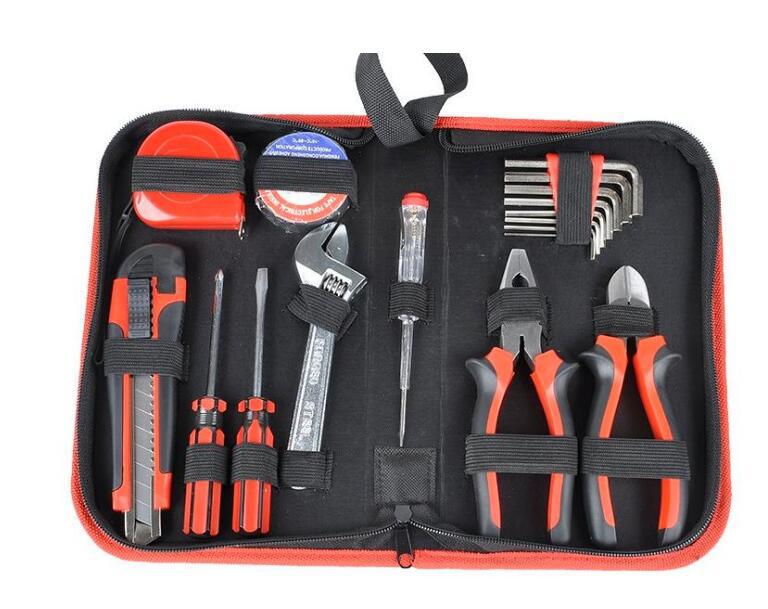 Home tool box set, multi-functional, portable, manual