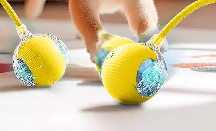 Köpek oyuncağı otomatik yürüme topu, elektrikli akıllı