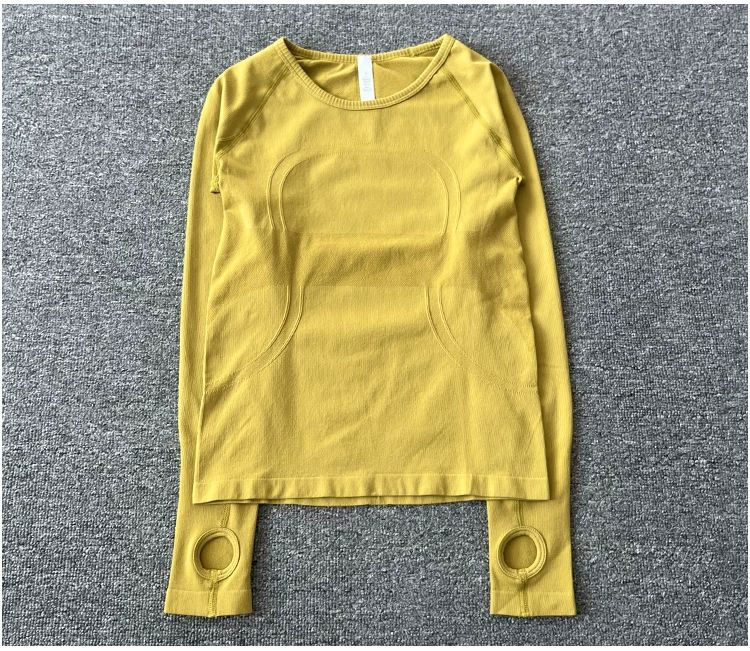 Women's Yoga Long Sleeve T-Shirt Round Neck High Elastic Breathable