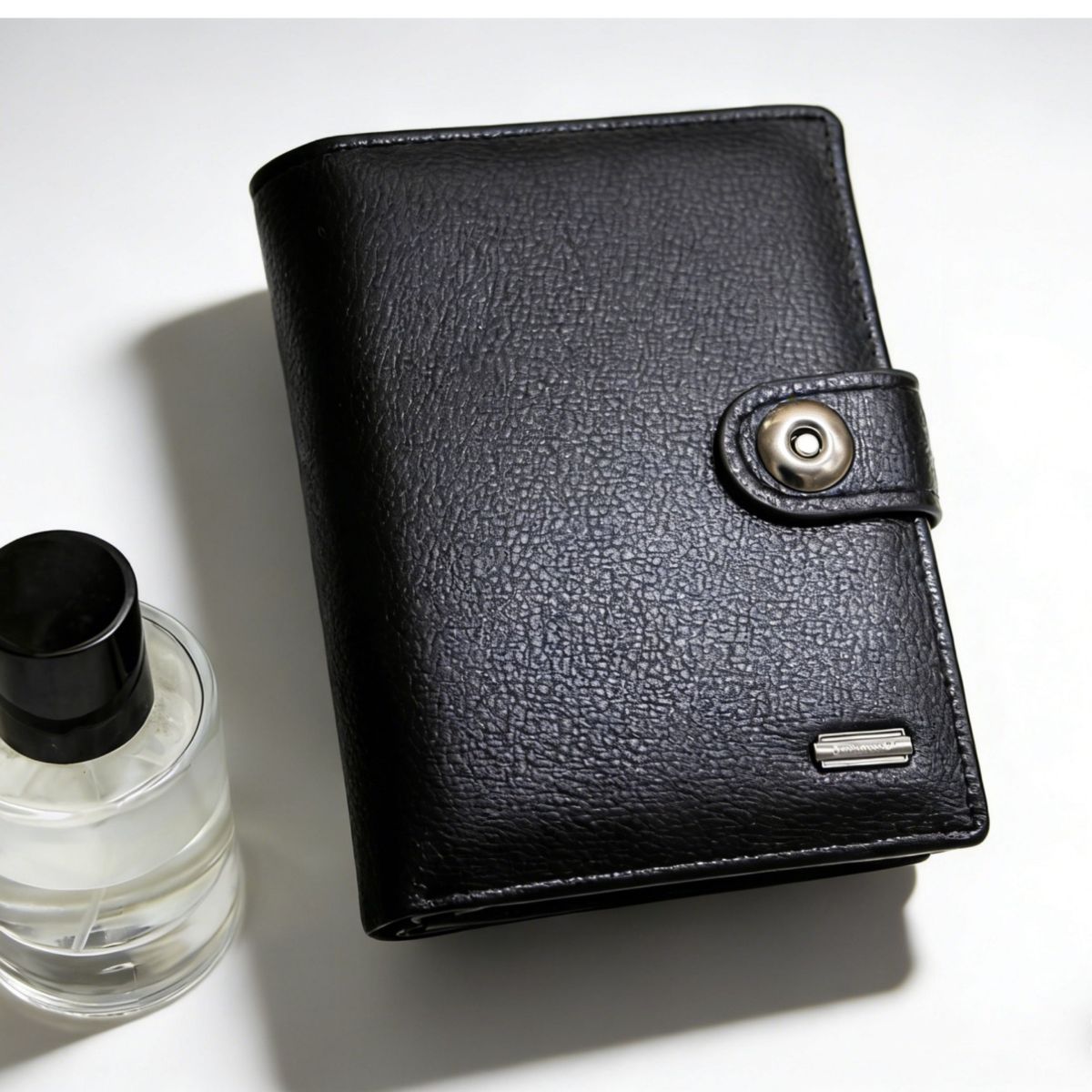 Portable passport holder with buckle, lightweight travel