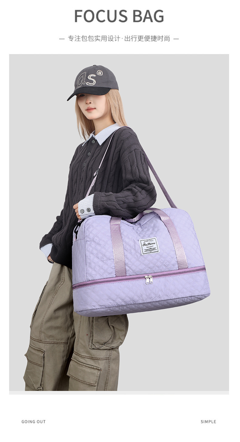 Travel bag large capacity lightweight portable handbag