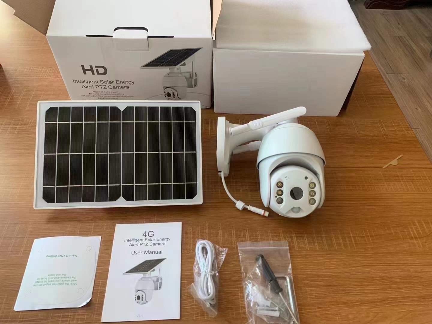 Güneş enerjili kamera, gece görüşü 4G gözetim