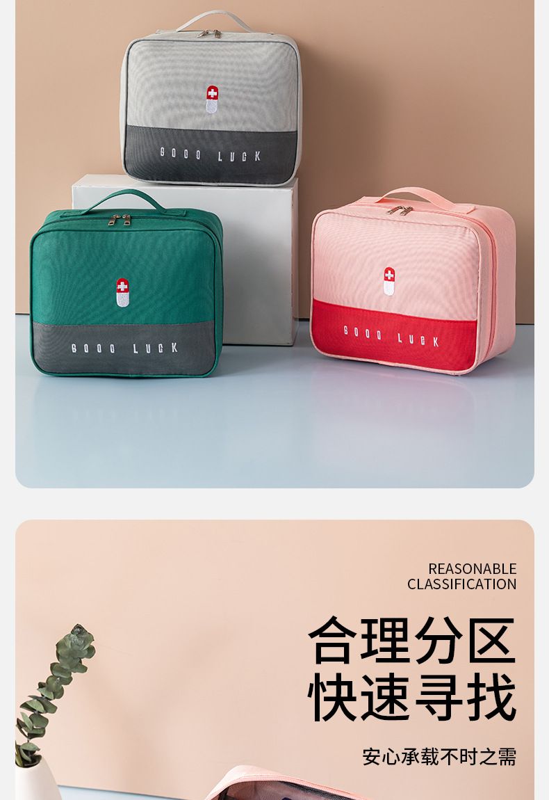 便携医药包旅行医疗急救包家用户外应急儿童药品箱收纳防疫健康包