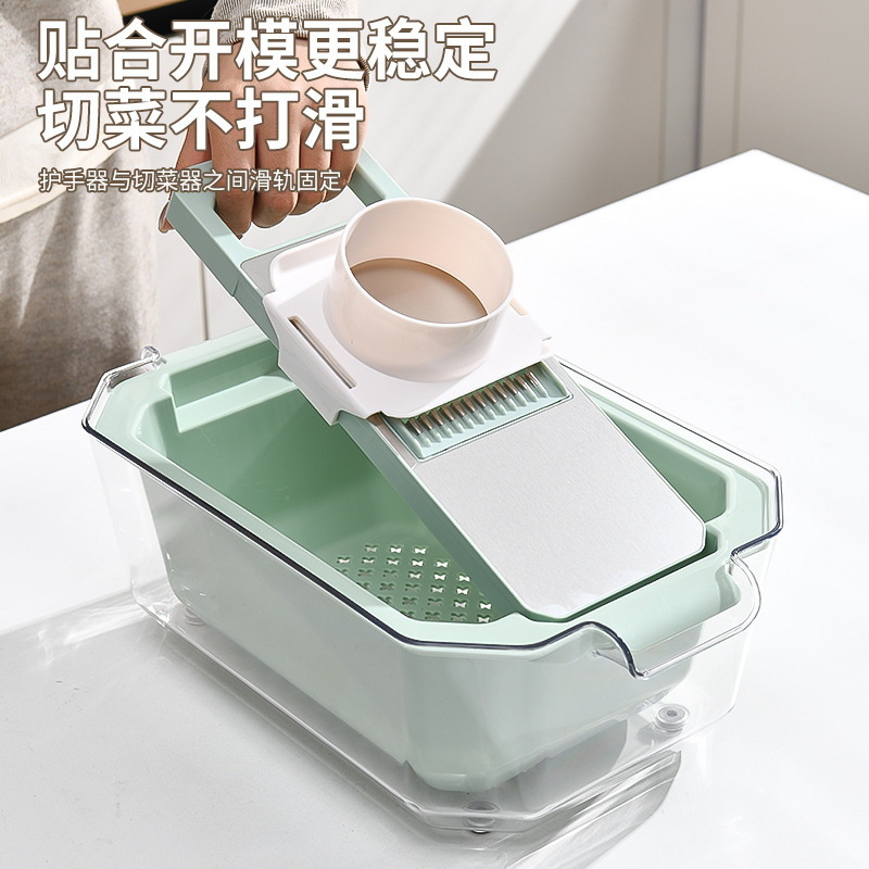 Stainless steel vegetable slicer and shredder, potato cutter