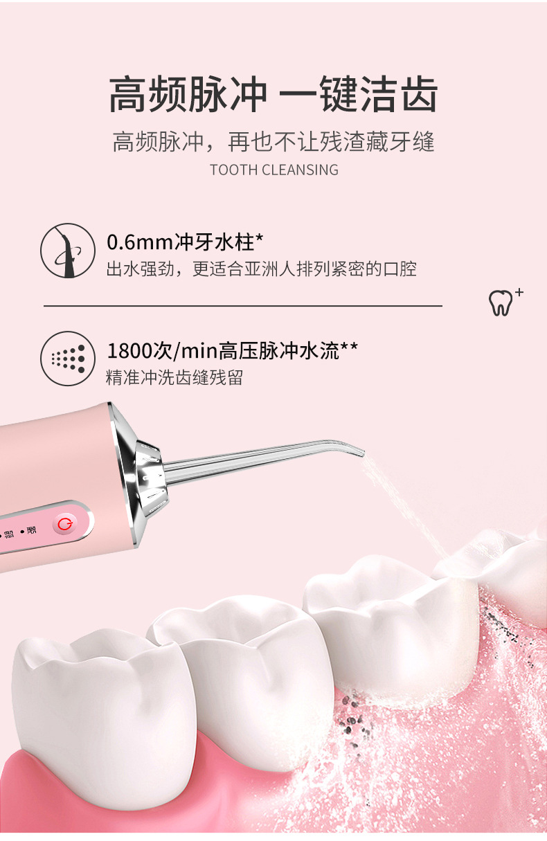 Electric Oral Irrigator, Portable Handheld