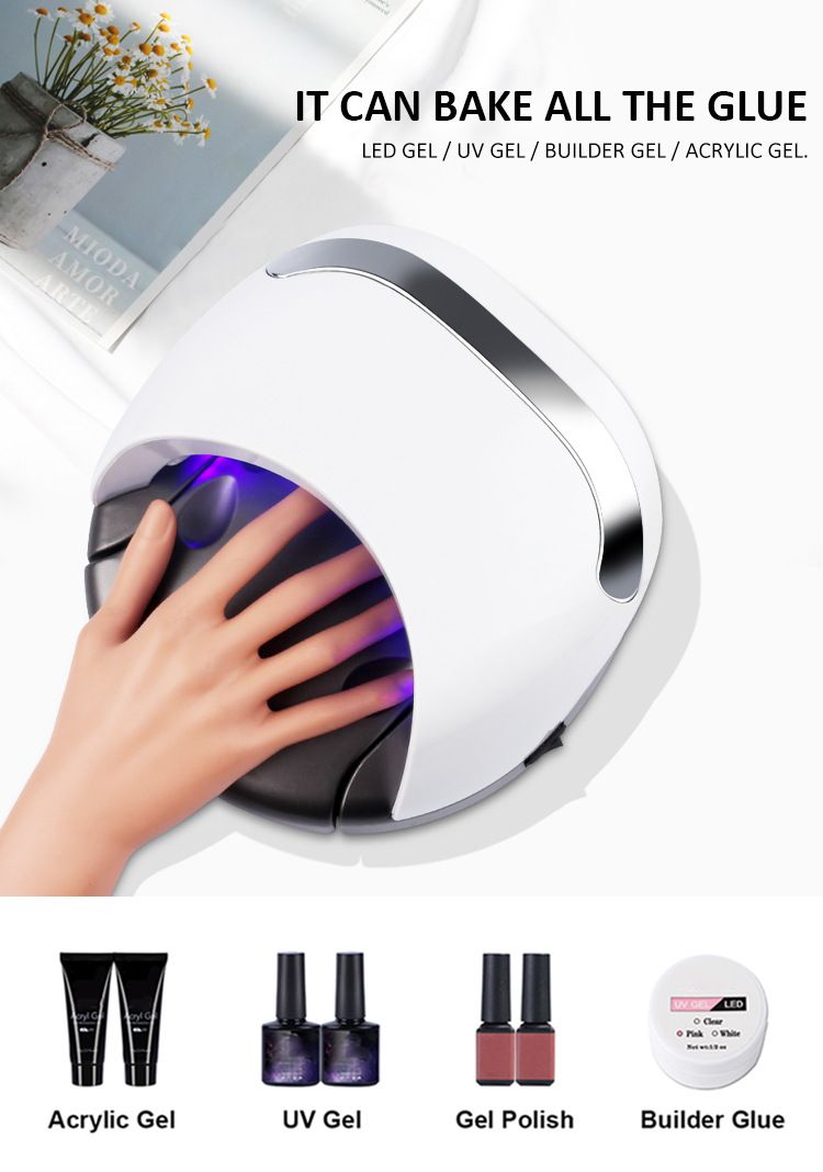 Tırnak fototerapi makinesi tırnak salonu tırnak makinesi oje uv oje giyilebilir tırnak çabuk kuruyan kürleme jeli tırnak pişirme lambası