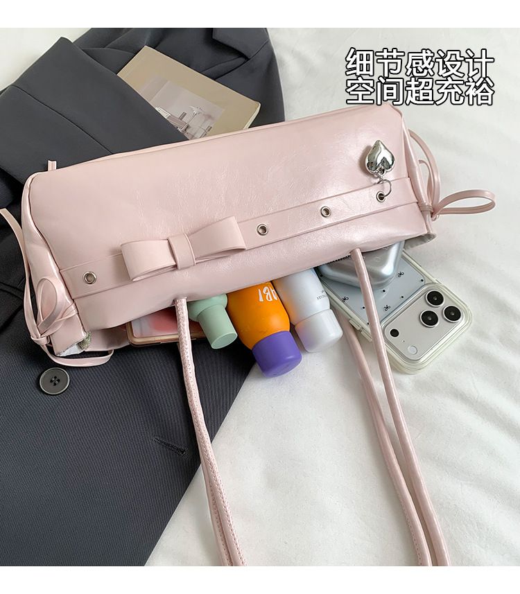 Damen-Baguette-Schultertasche aus PU-Leder, frisches Design