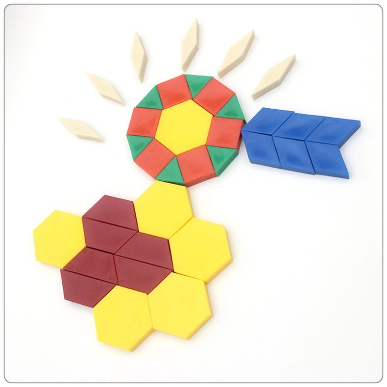Çocuk geometrik şekil puzzle, 6 renk, şekil tanıma tahtası