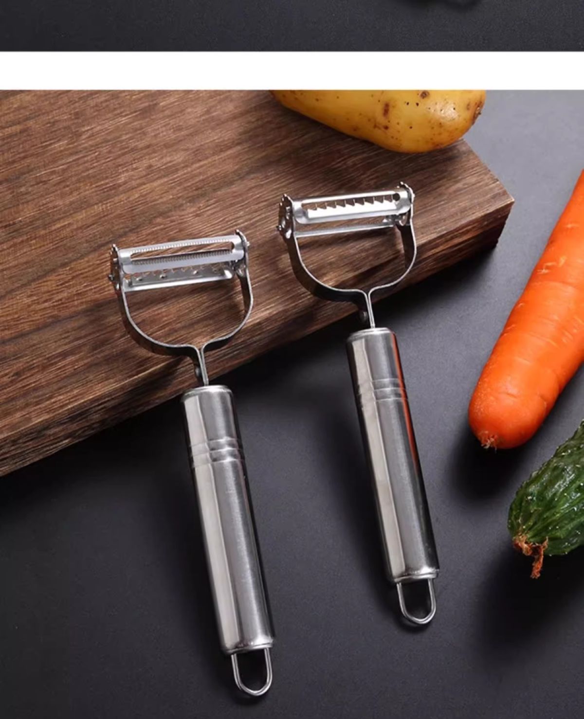 Stainless steel multifunctional peeler knife