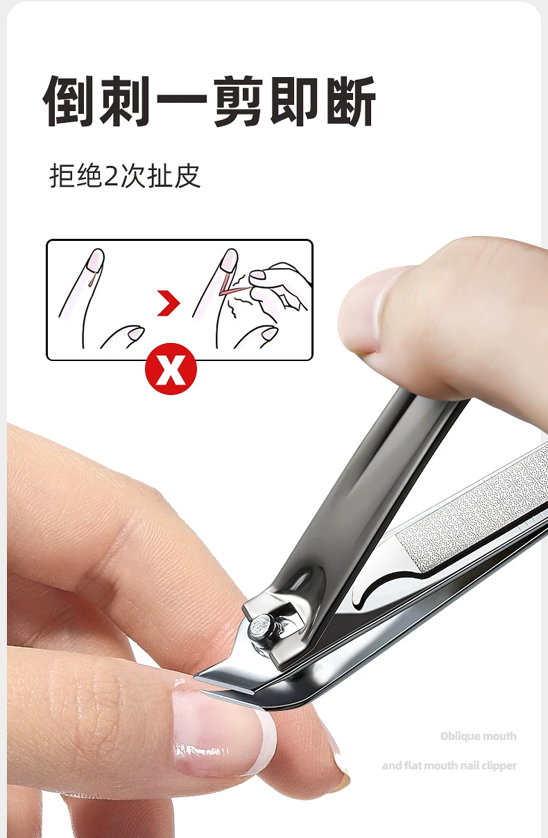JINDARI nail clipper set, pedicure angled tool