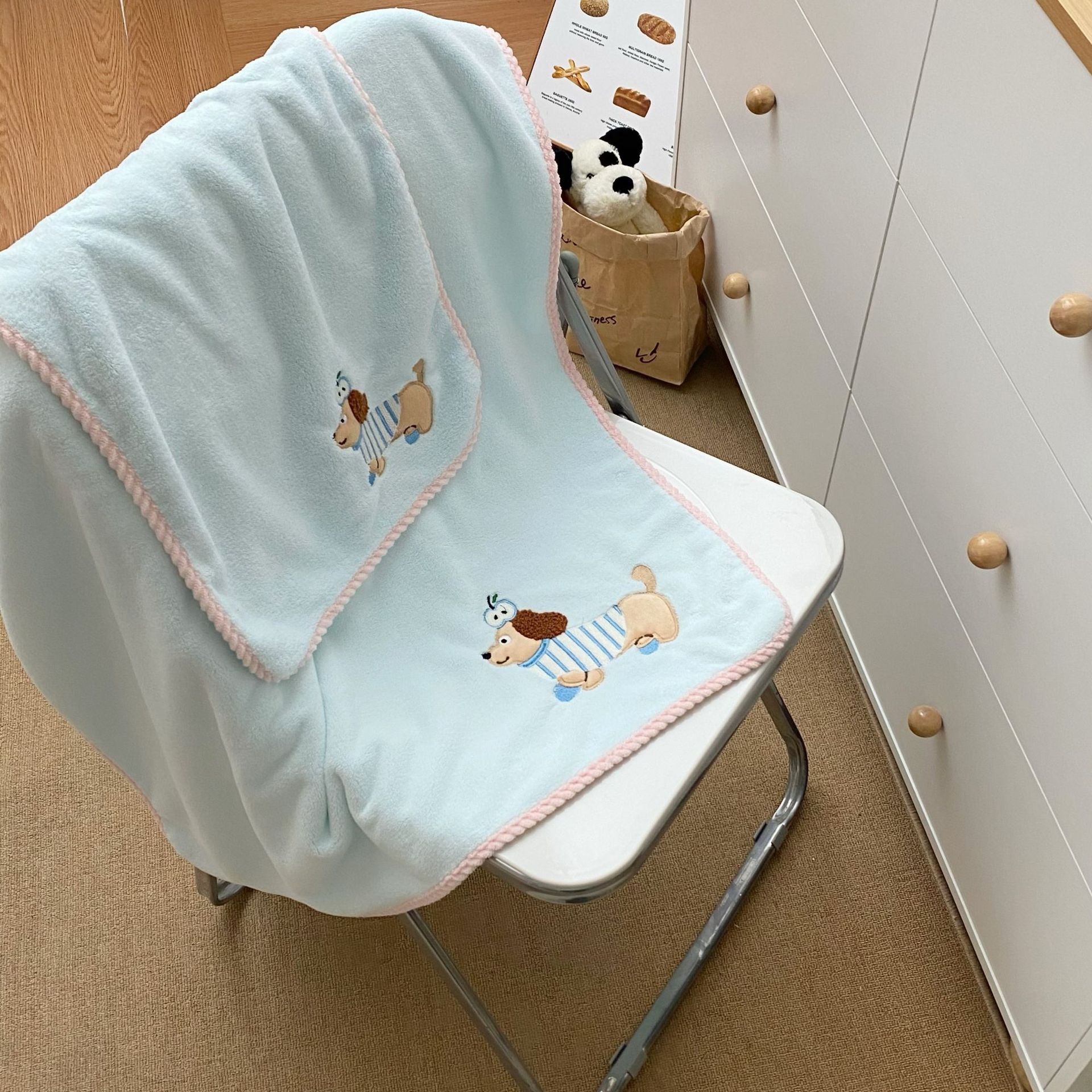 Korallenfleece Handtuchset, vierteilig