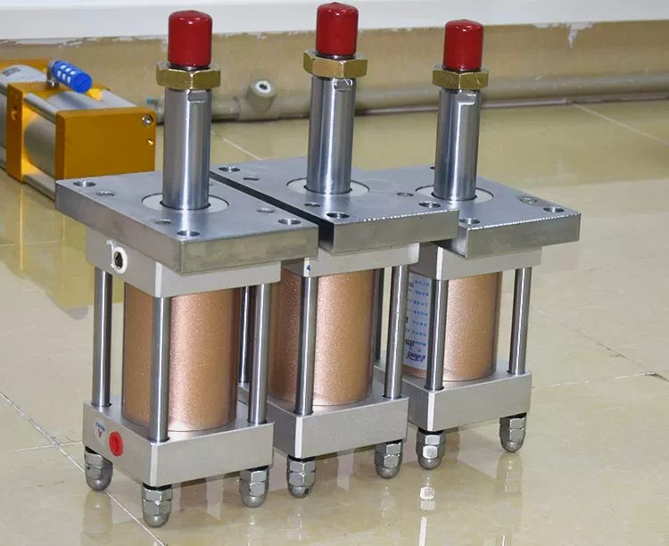 Metal bileşen damgalama ve şekillendirme güçlendirici Jiurong pnömatik güçlendirici standart dışı gaz-sıvı güçlendirici fabrika doğrudan satışı
