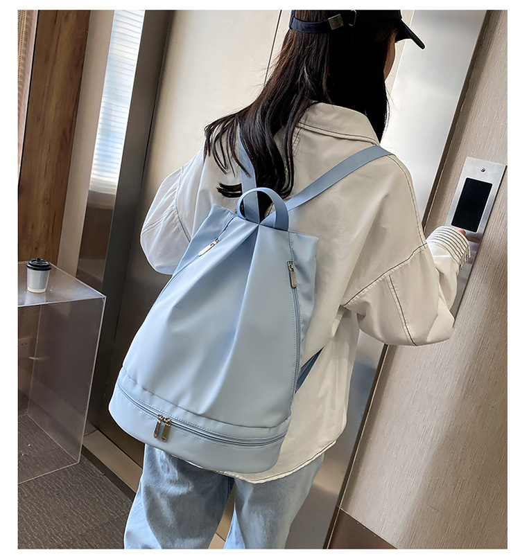 Fitness-Rucksack mit Schuhfach, Oxford-Gewebe