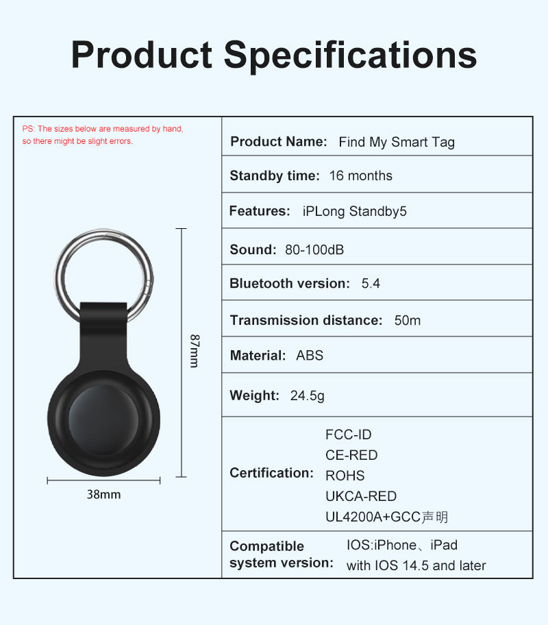 AirTag Bluetooth Tracker Ultra-Compact