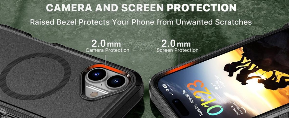 iPhone 18 Pro Max three-proof magnetic case, neutral colors