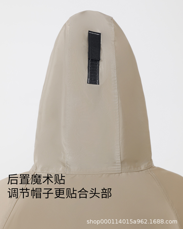 Full-body motorcycle raincoat, thickened for electric bikes