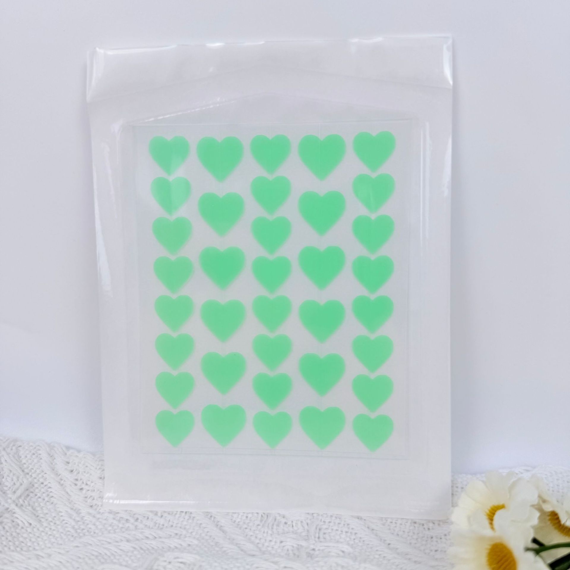 Pimplepatch Heart-Shaped Acne Patches Hydrocolloid Effective