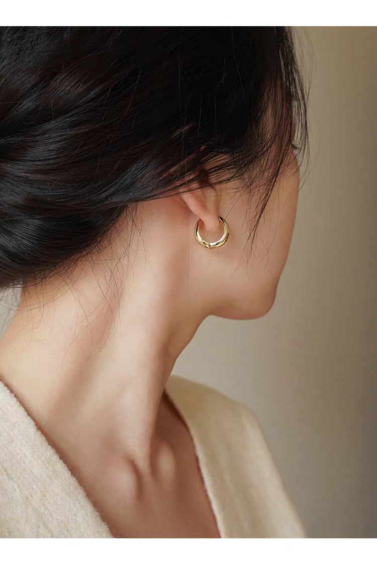 Seiko water drop ring ear studs, fashion design