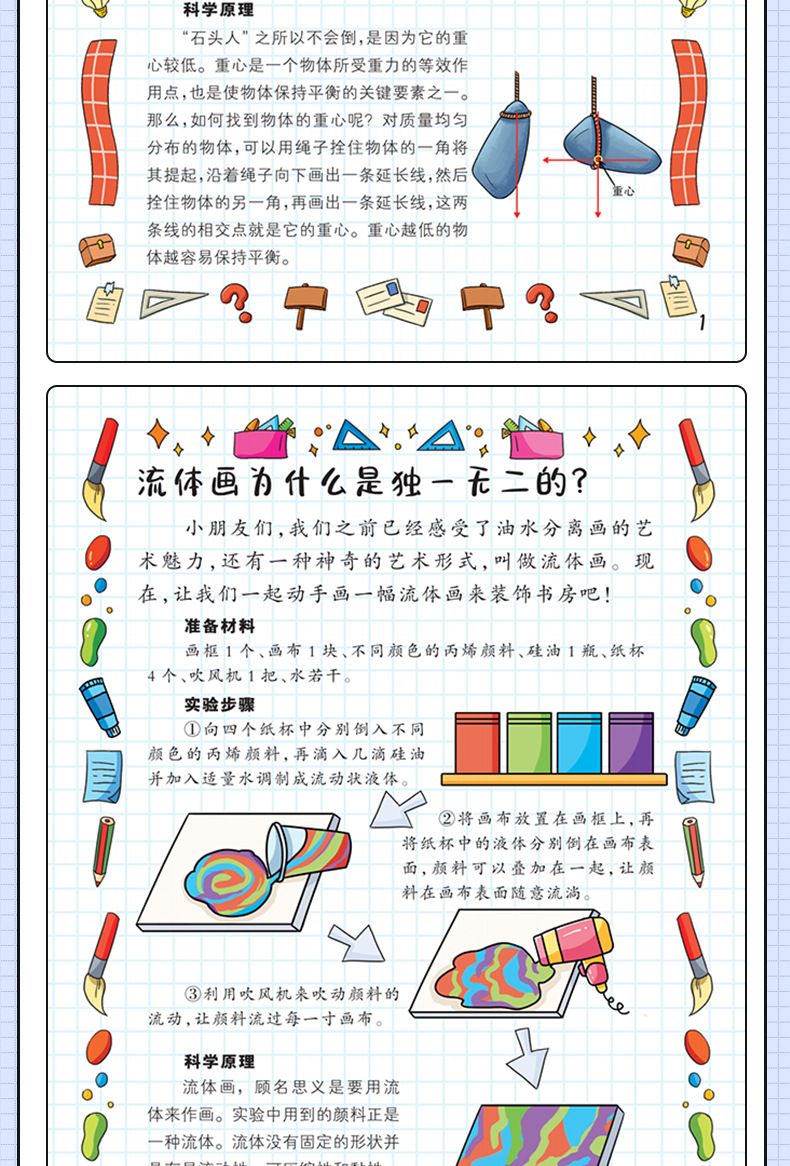 Children's science experiments 4-15 years, physics and chemistry