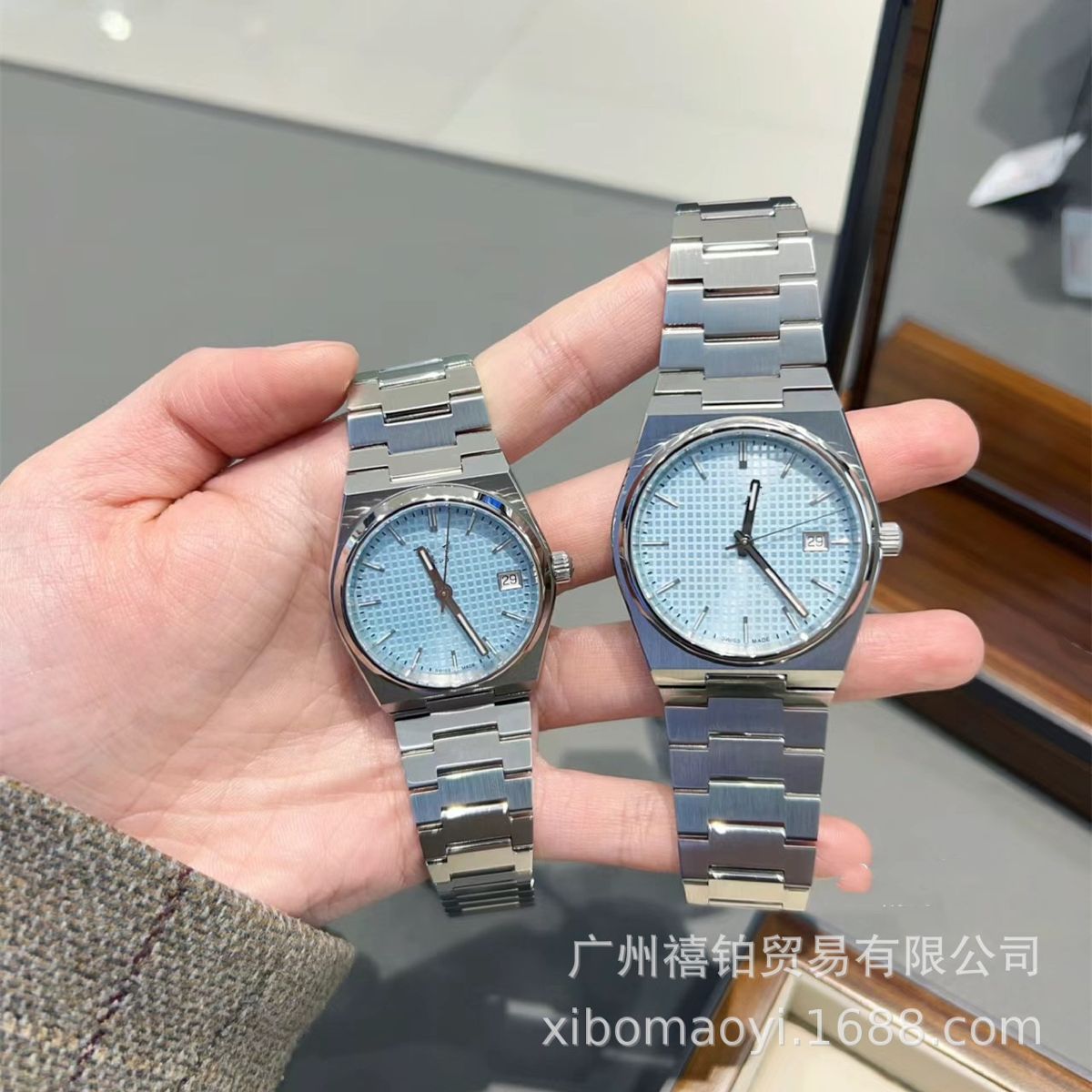 PRX Serie Herrenuhr Quarz, großes Zifferblatt, Kalender